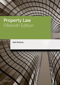 Enlarge image Cover: Property Law - Oxford University Press