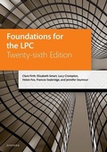 Cover: Foundations for the LPC - Oxford University Press