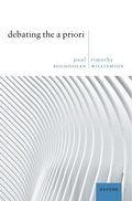 Cover: Debating the A Priori - Oxford University Press