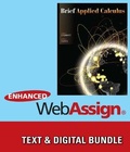 Cover: Bundle: Brief Applied Calculus + Webassign Printed Access Card for Stewart/Clegg's Brief Applied Calculus, 1st Edition, Single-Term - Cengage Learning