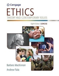 Enlarge image Cover: Bundle: Ethics: Theory and Contemporary Issues, Concise Edition + Mindtap Philosophy Printed Access Card - Cengage Learning