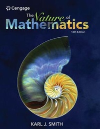 Abbildung von: Bundle: Nature of Mathematics, Loose-Leaf Version, 13th + Mindtap Math, 1 Term (6 Months) Printed Access Card - Cengage Learning
