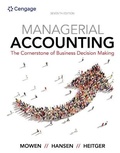 Cover: Bundle: Managerial Accounting: The Cornerstone of Business Decision Making, 7th + Cnowv2, 1 Term (6 Months) Printed Access Card - Cengage Learning