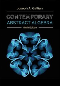Enlarge image Cover: Bundle: Contemporary Abstract Algebra, 9th + Student Solutions Manual - Cengage Learning