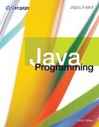 Enlarge image Cover: Bundle: Java Programming, 9th + Mindtap Programming, 1 Term (6 Months) Printed Access Card - Cengage Learning