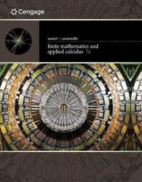 Abbildung von: Bundle: Finite Math and Applied Calculus, 7th + Webassign, Single-Term Printed Access Card - Cengage Learning