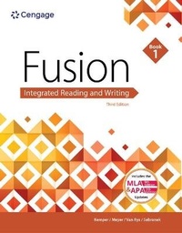 Enlarge image Cover: Bundle: Fusion: Integrated Reading and Writing, Book 1, 3rd + Mindtap Developmental English, 1 Term (6 Months) Printed Access Card - Cengage Learning
