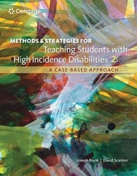 Enlarge image Cover: Bundle: Methods and Strategies for Teaching Students with High Incidence Disabilities, 2nd + Mindtap Education, 1 Term (6 Months) Printed Access Card - Cengage Learning