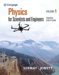 Cover: Bundle: Physics for Scientists and Engineers, Volume 1, 10th + Webassign Printed Access Card, Single-Term - Cengage Learning