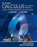 Cover: Bundle: Calculus of a Single Variable: Early Transcendental Functions, 7th + Webassign for Larson/Edwards' Calculus: Early Transcendental Functions, Multi-Term Printed Access Card - Cengage Learning