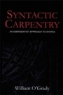 Cover: Syntactic Carpentry - Routledge