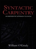 Cover: Syntactic Carpentry - Routledge