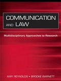 Cover: Communication and Law - Routledge