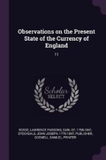 Cover: Observations on the Present State of the Currency of England - Palala Press