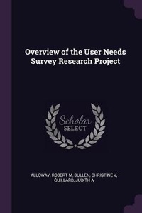 Enlarge image Cover: Overview of the User Needs Survey Research Project - Palala Press