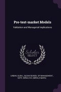 Cover: Pre-test-market Models - Palala Press