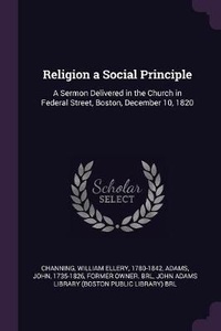 Enlarge image Cover: Religion a Social Principle - Palala Press