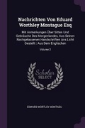 Cover: Nachrichten Von Eduard Worthley Montague Esq - Palala Press
