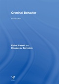 Cover: Criminal Behavior - Psychology Press Ltd