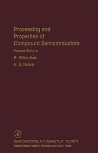 Enlarge image Cover: Processing and Properties of Compound Semiconductors - Academic Press