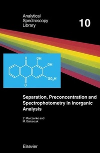 Abbildung von: Separation, Preconcentration and Spectrophotometry in Inorganic Analysis - Elsevier