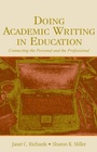 Cover: Doing Academic Writing in Education - Routledge