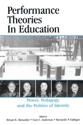 Cover: Performance Theories in Education - Routledge