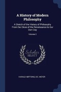 Cover: A History of Modern Philosophy - Sagwan Press