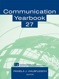 Cover: Communication Yearbook 27 - Routledge