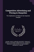 Cover: Competitive Advertising and Pricing in Duopolies - Palala Press