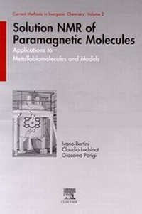 Abbildung von: Solution NMR of Paramagnetic Molecules: Volume 2 - Elsevier