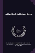 Cover: A Handbook to Modern Greek - Palala Press