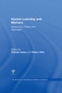 Cover: Human Learning and Memory - Psychology Press Ltd