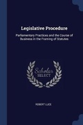 Cover: Legislative Procedure - Sagwan Press