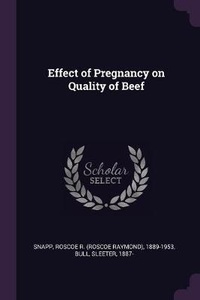 Enlarge image Cover: Effect of Pregnancy on Quality of Beef - Palala Press
