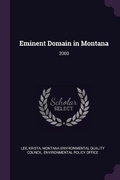 Cover: Eminent Domain in Montana - Palala Press