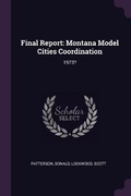 Cover: Final Report - Palala Press