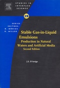 Cover: Stable-Nanoemulsions: Volume 19 - Elsevier