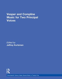 Abbildung von: Vesper and Compline Music for Two Principal Voices - Routledge