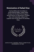Cover: Nomination of Rafael Diaz - Palala Press