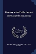 Cover: Forestry in the Public Interest - Sagwan Press