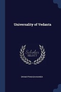 Cover: Universality of Vedanta - Sagwan Press