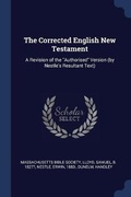 Cover: The Corrected English New Testament - Sagwan Press