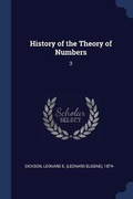 Cover: History of the Theory of Numbers - Sagwan Press