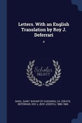 Cover: Letters. With an English Translation by Roy J. Deferrari - Sagwan Press