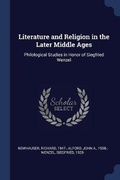 Cover: Literature and Religion in the Later Middle Ages - Sagwan Press