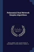 Cover: Polynomial Dual Network Simplex Algorithms - Sagwan Press