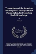 Cover: Transactions of the American Philosophical Society - Sagwan Press