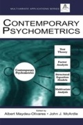 Cover: Contemporary Psychometrics - Psychology Press Ltd