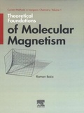 Cover: Theoretical Foundations of Molecular Magnetism - Elsevier